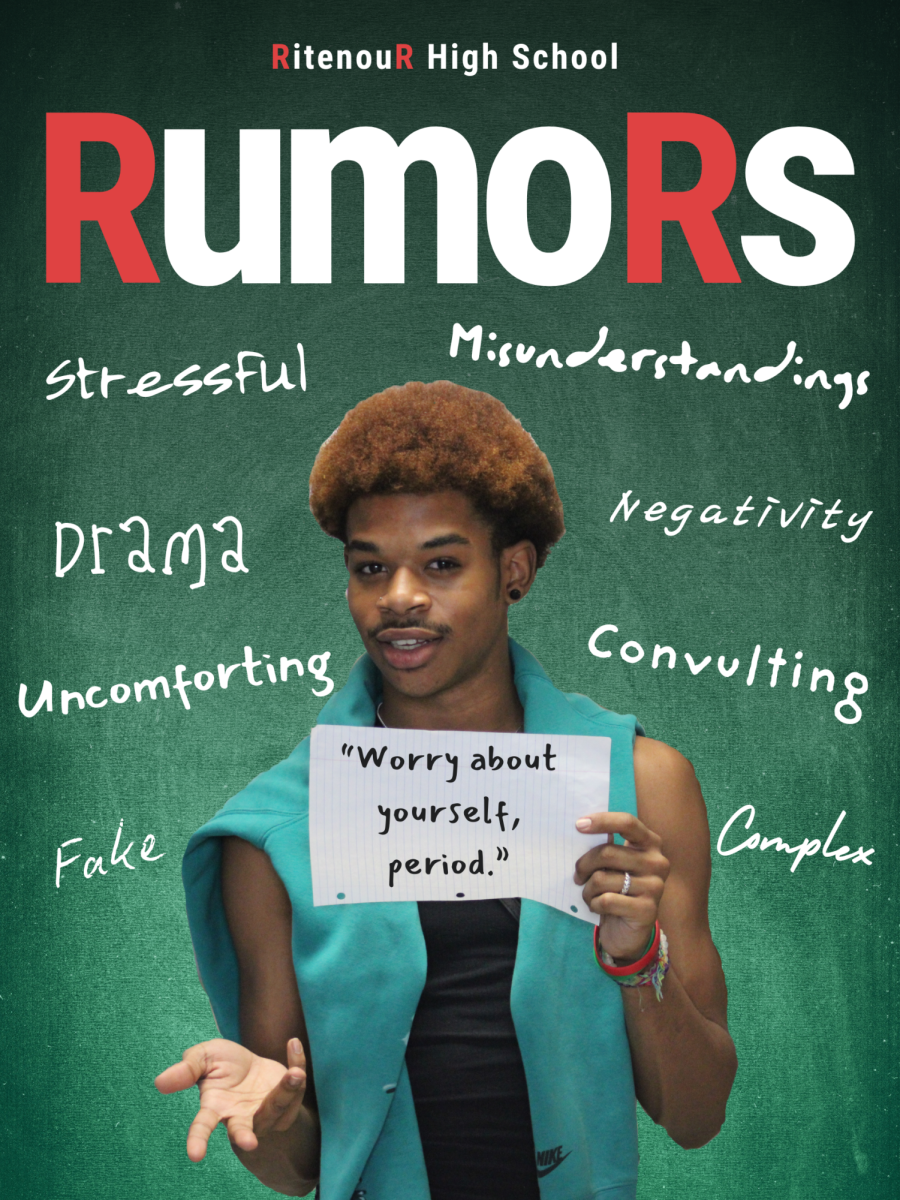 Rumors are a part of high school, but they can be very harmful to students. (Recreation of "Easy A" movie poster) 